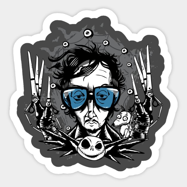 Tim Burton Sticker by Camelo